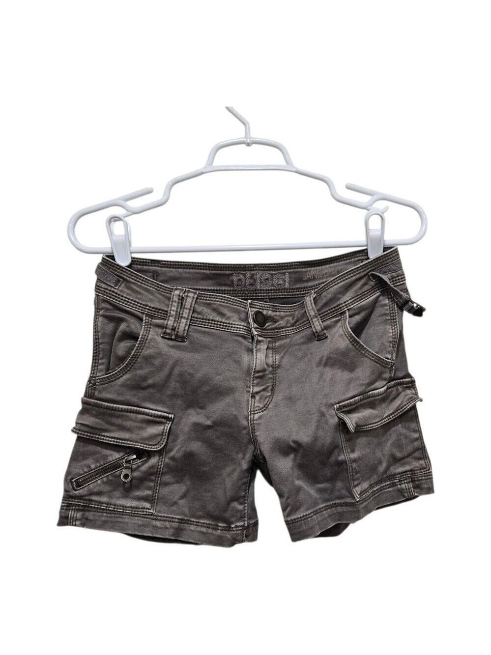 DL1961 Jane Cargo Shorts Size 25 Brown Utility Zip Pocket